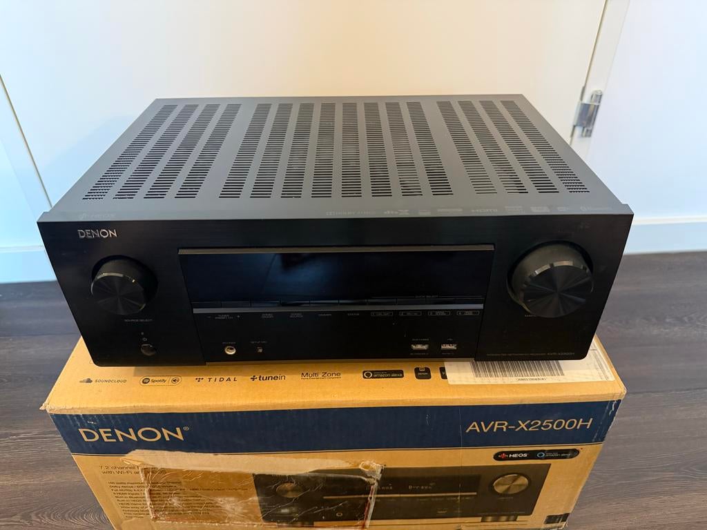 Denon AVR-X2500H AV-receiver in zeer goede staat., Audio, Tv en Foto, Ophalen, Denon, Zo goed als nieuw, 60 tot 120 watt