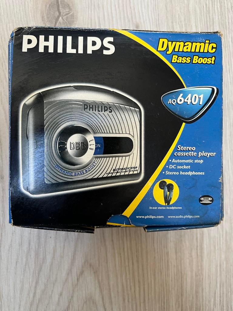 Philips AQ6401 Stereo Cassette Player, Ophalen, Walkman