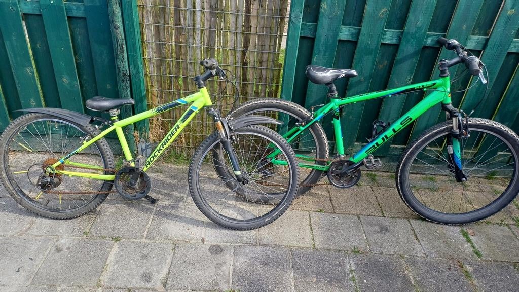 Mountainbike Fiets 3x opknapper's Buls & Rockrider, Fietsen en Brommers, Fietsen | Crossfietsen en BMX, Ophalen, Gebruikt, Aluminium