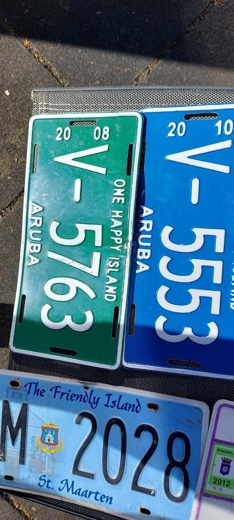 Buitenlandse kentekenplaten, Verzamelen, Ophalen of Verzenden, Gebruikt, Reclamebord