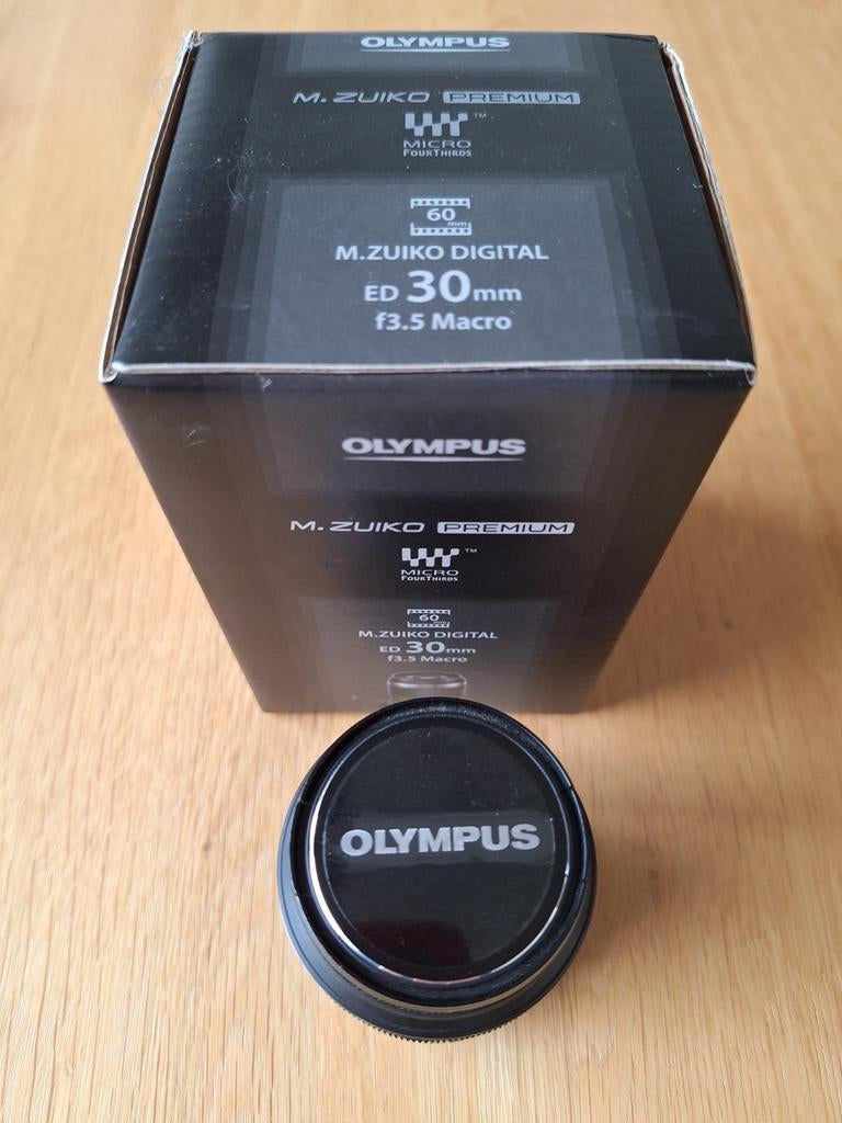 Olympus Macro ed 30mm MFT, Audio, Tv en Foto, Fotografie | Lenzen en Objectieven, Ophalen of Verzenden, Zo goed als nieuw, Macrolens