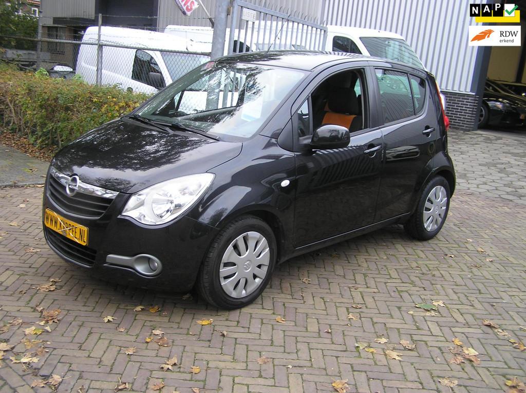 Opel Agila 1.2 Edition nap airco nieuwe apk, Voorwielaandrijving, 4 cilinders, 965 kg, Zwart