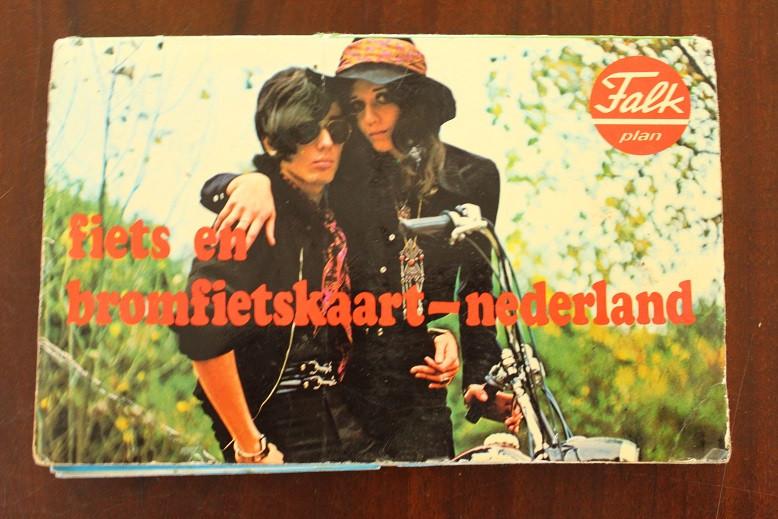 Falk fiets bromfiets kaart Nederland Puch ? Tomos ?, Ophalen of Verzenden, Gebruikt