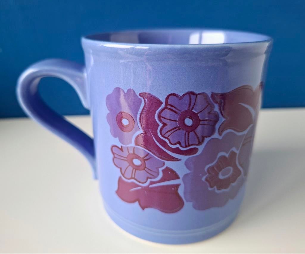 Retro SuperMugs mok/Staffordshire Potteries England, Ophalen of Verzenden, Gebruikt, Overige stijlen, Kop(pen) en/of Schotel(s)