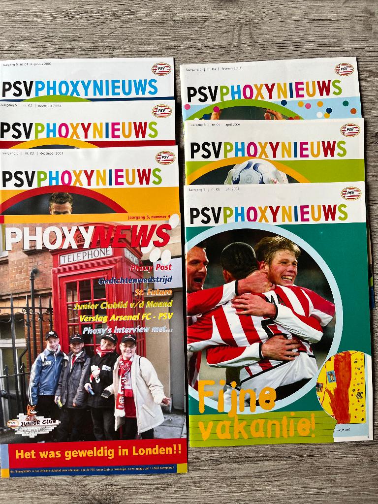 Jaargang 5 PSV Phoxy, Ophalen of Verzenden, Gebruikt, PSV, Boek of Tijdschrift