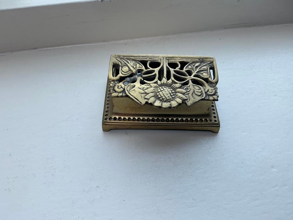 Koperen postzegel doosje, Ophalen of Verzenden