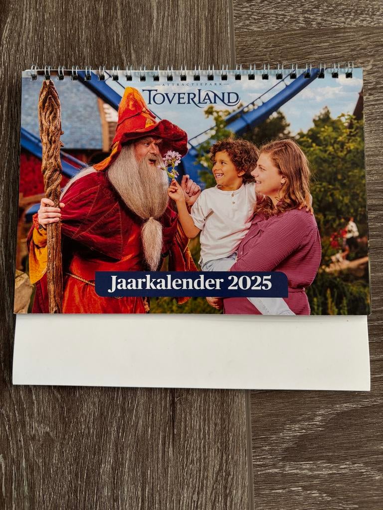 Jaarkalender Toverland 2025, Ophalen of Verzenden, Jaarkalender, Nieuw
