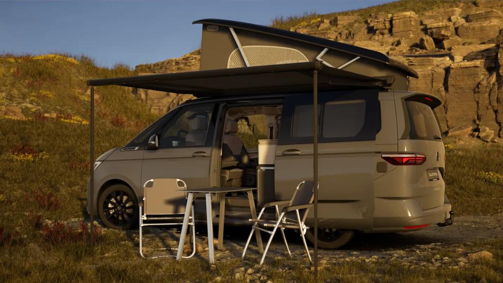 Volkswagen California Ocean T7 245PK Automaat PHEV 4x4 Apple, Caravans en Kamperen, Automaat, Buscamper of Camperbus, Volkswagen