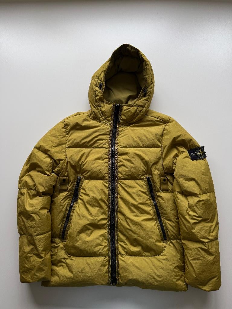 Stone Island Garment Dyed Jas s, Maat 48/50 (M), Ophalen of Verzenden, Groen, Stone Island