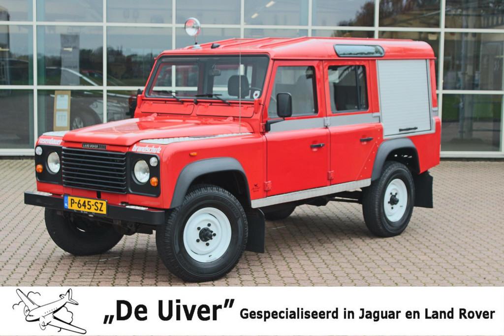 Land Rover Defender 3.5 V8 110" County Brandweer Rosenbauer, Keurmerk '100% Onderhouden', 12 maanden, Gebruikt, Origineel Nederlands