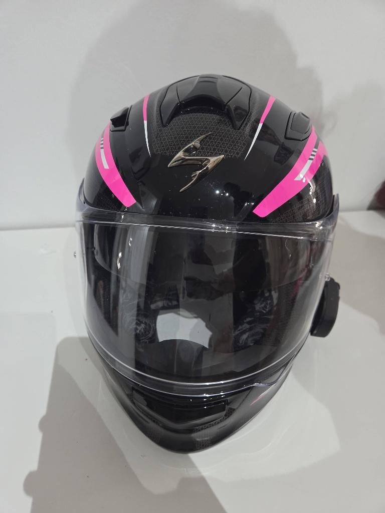 Scorpion EXO-491 helmet + Sena Bluetooth intercon, Ophalen, Zo goed als nieuw, Scorpion EXO-491