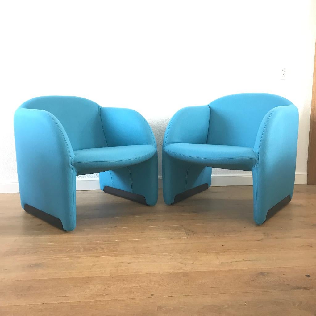 2 Artifort Pierre Paulin Ben chair stoel fauteuil modern, Huis en Inrichting, Fauteuils, Gebruikt, 75 tot 100 cm, Ophalen of Verzenden