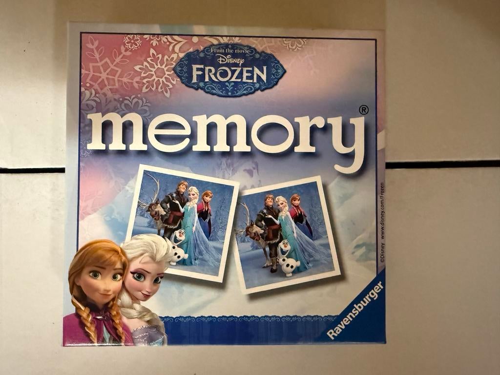 Frozen Memory spel, Kinderen en Baby's, Speelgoed | Educatief en Creatief, Ophalen of Verzenden, Nieuw, Puzzelen