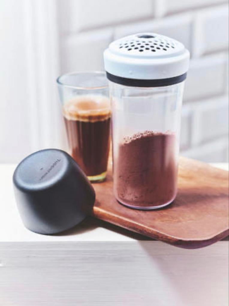 Tupperware Exclusieve Strooier Zwart - Cacao/Kaas, Ophalen of Verzenden, Nieuw, Overige typen