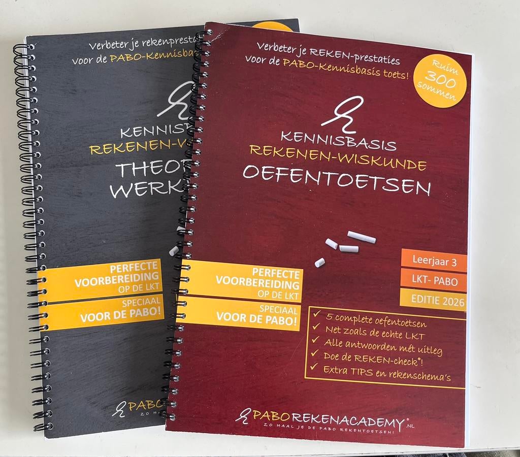 Kennisbasis rekenen theorie en werkboek + oefentoets, Ophalen of Verzenden, Zo goed als nieuw, HBO