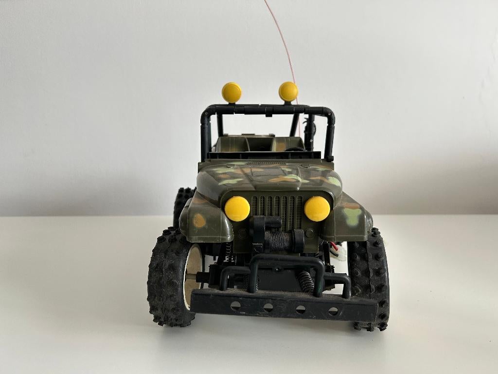 Vintage Protech Willy’s Super Warrior 1/10 rc auto, Elektro, Gebruikt, Auto offroad, Ophalen of Verzenden