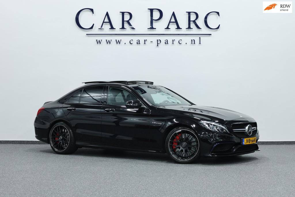 Mercedes-Benz C-klasse AMG 63 S 510+PK LED/SFEER/HUD/PANO/LE, Automaat, Achterwielaandrijving, Gebruikt, 510 pk