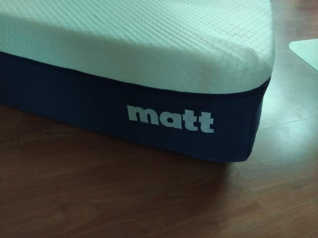 Matt matras - hardheid zelf in te stellen, Ophalen, 90 cm, Eenpersoons, Zo goed als nieuw