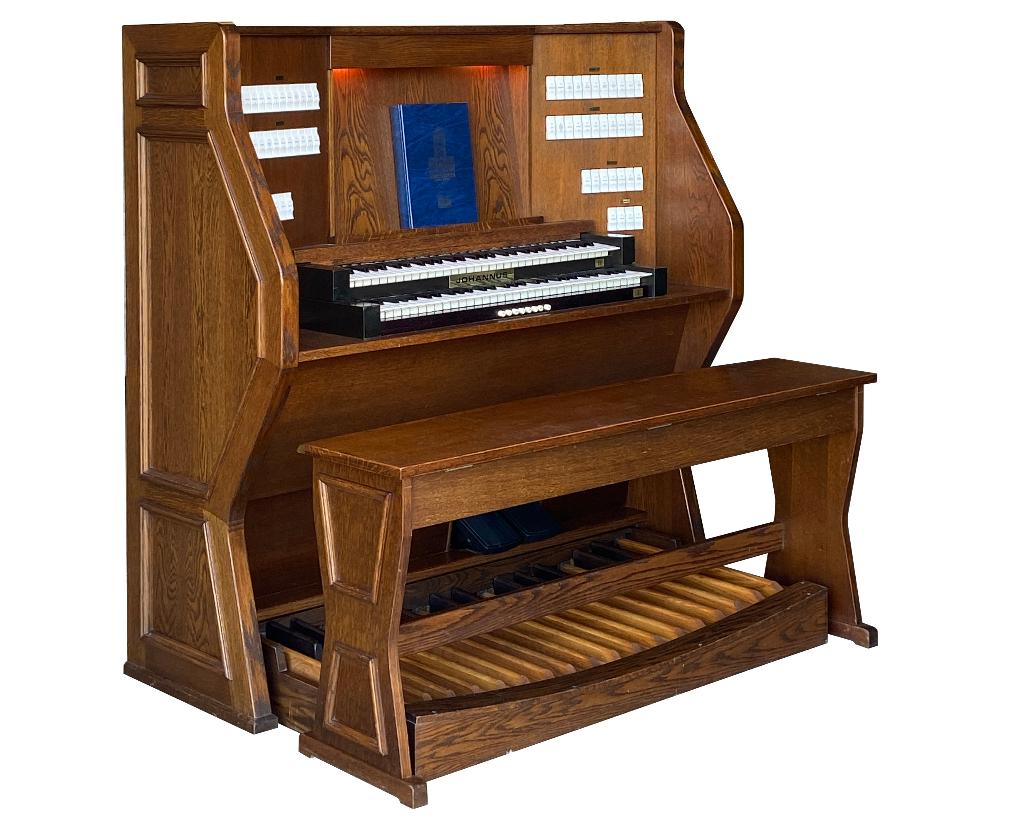 JOHANNUS Analoog in Exclusief, luxe Rembrandt kast, Ophalen, Gebruikt, 2 klavieren, Orgel