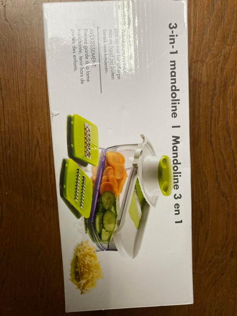 Rasp 'Mandoline' 3 en 1, Ophalen of Verzenden, Nieuw