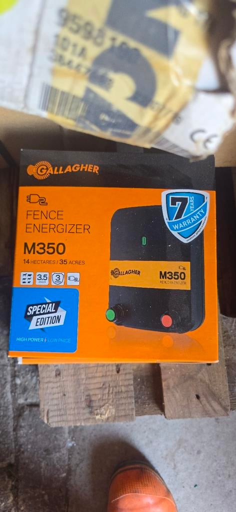 Gallagher m35 schrikdraadapparaat *NIEUW* met hek en draad, Dieren en Toebehoren, Stalling en Weidegang