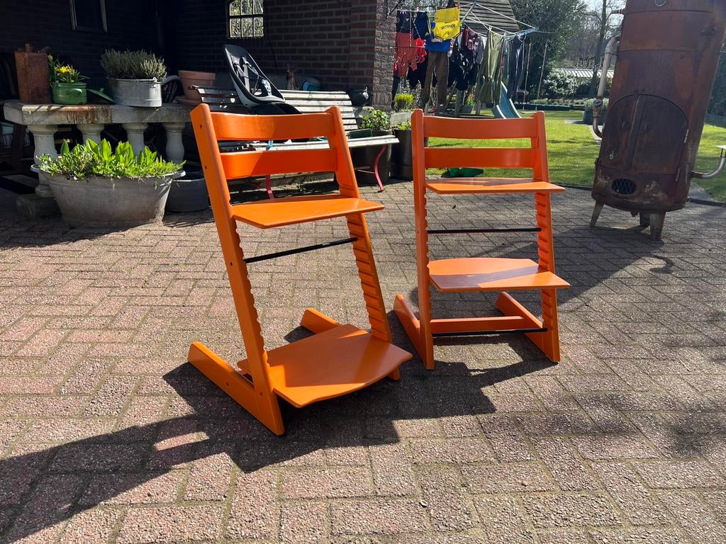2 keer Stokke Tripp Trapp nieuw model, Ophalen, Gebruikt, Meegroeistoel