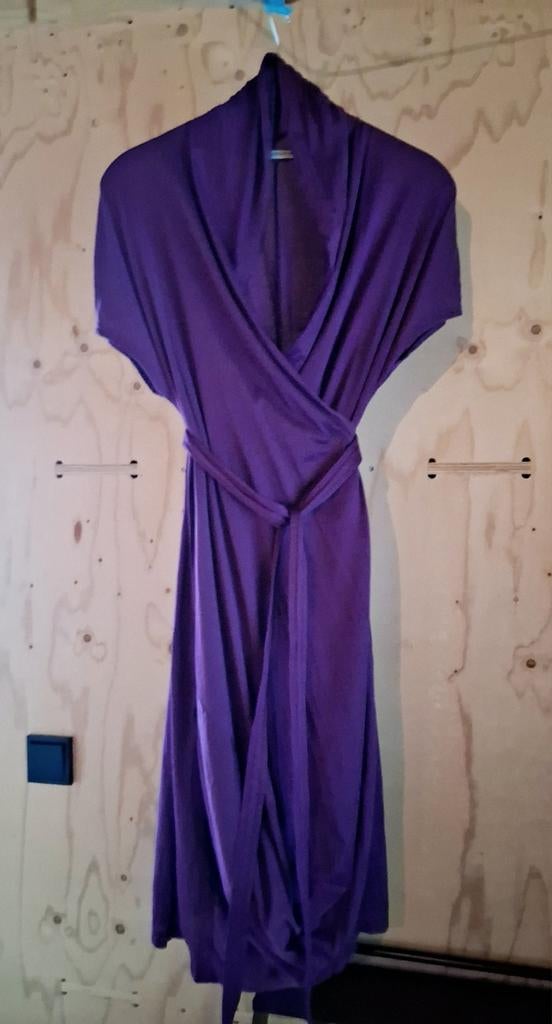 Cora Kemperman jurk in maat L. In cyclaam paarse kleur. ZGST, Paars, Maat 42/44 (L), Ophalen of Verzenden, Onder de knie