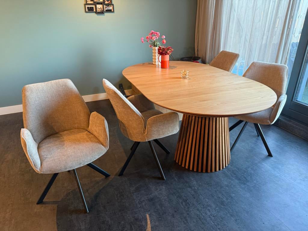 Complete Woonkamerset: Eettafel, Bank, Salontafels & Meer, Huis en Inrichting, Ophalen