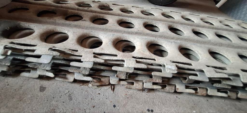 5 stuks stalen rijplaten, zandplaten, Ophalen