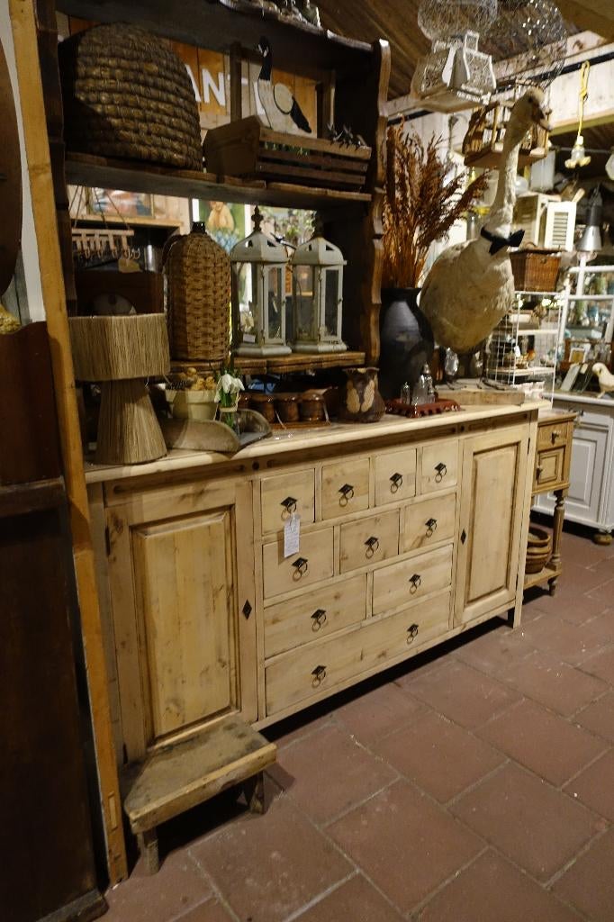 Blankhouten dressoir, Ophalen, Gebruikt, Met deur(en), 150 tot 200 cm