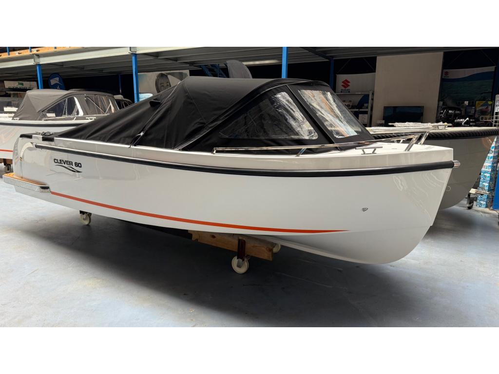 Clever 60, 10 tot 30 pk, 6 meter of meer, Nieuw, Buitenboordmotor