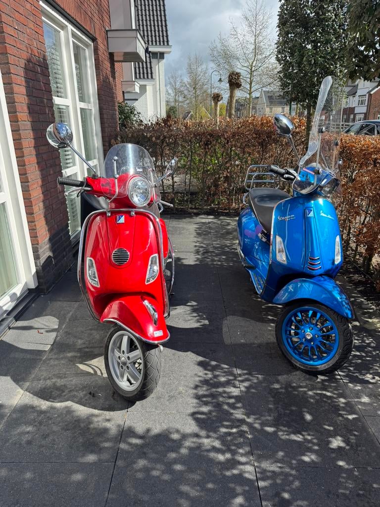 Twee hele mooie Vespa's te koop., Ophalen, Zo goed als nieuw, Maximaal 45 km/u, Overige modellen