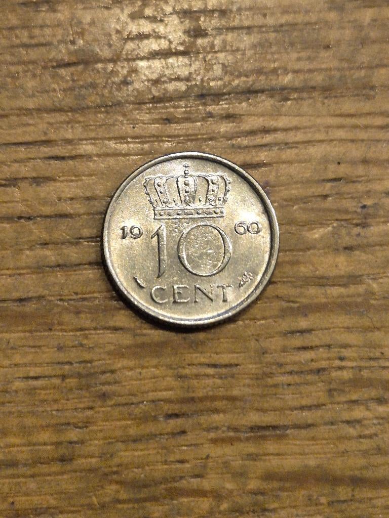Nederland - 10 Cent 1960, Verzenden, Koningin Juliana, 10 cent, Losse munt