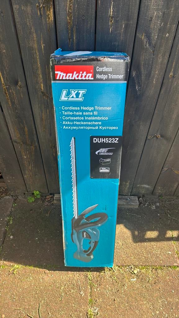 Makita heggenschaar DUH523Z 18v, Ophalen of Verzenden, Zo goed als nieuw, Accu