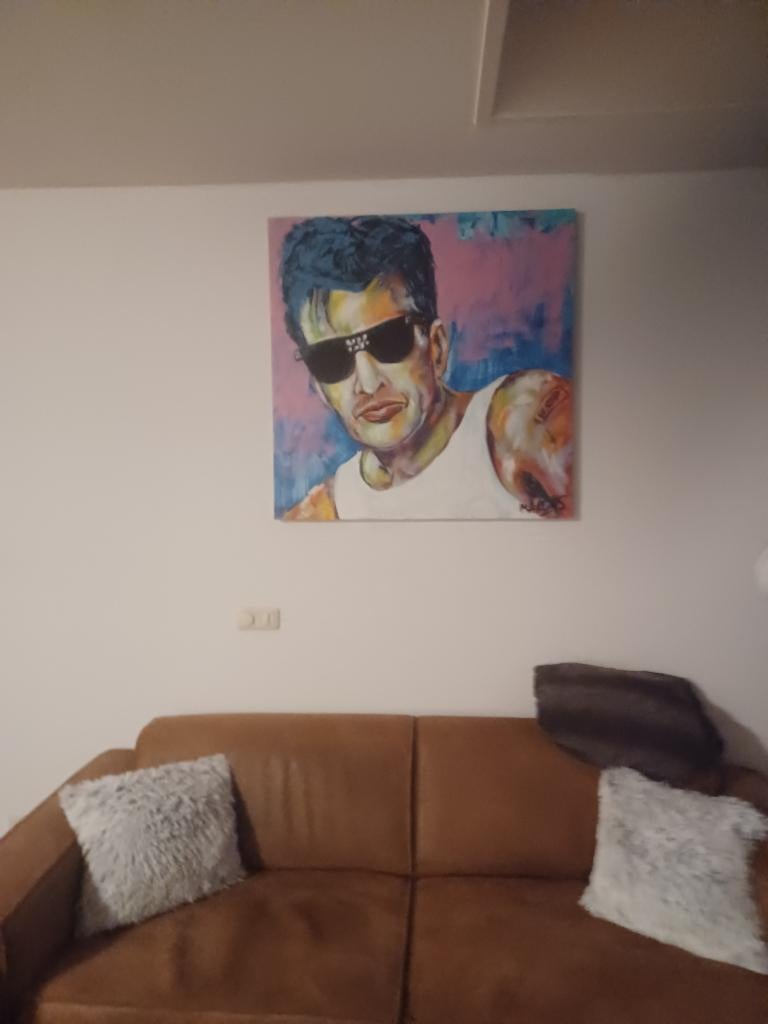 Herman brood zelfportret, Ophalen
