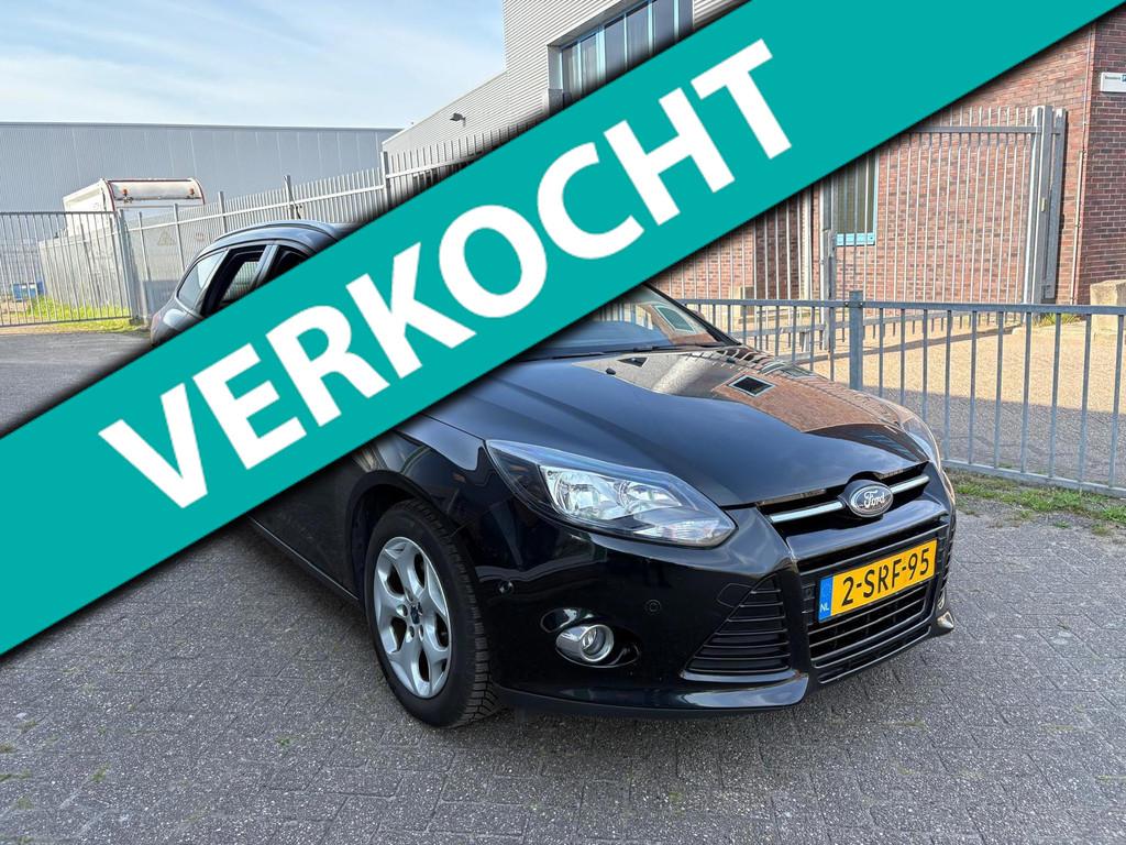 Ford Focus Wagon 1.0 EcoBoost Edition Plus|KEYLESS|CRUISE|PD, Euro 5, 125 pk, Gebruikt, Zwart