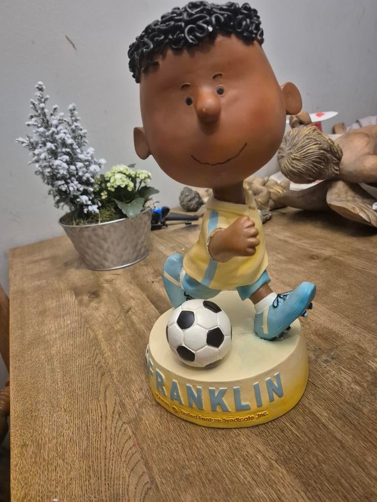 Franklin Peanuts beeldje - Voetballer, Ophalen of Verzenden, Gebruikt