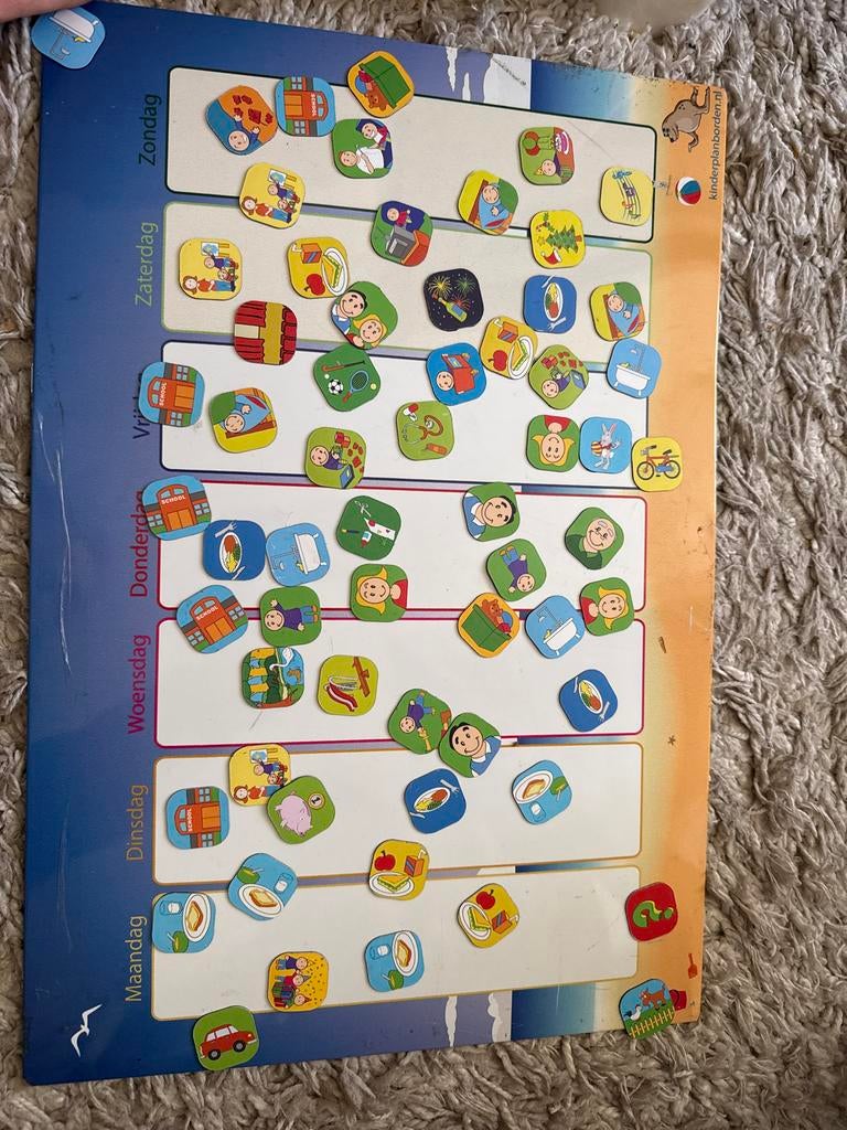 Kinderplanbord planbord  met magneten - Dagelijkse routine, Kinderen en Baby's, Speelgoed | Educatief en Creatief, Ophalen of Verzenden