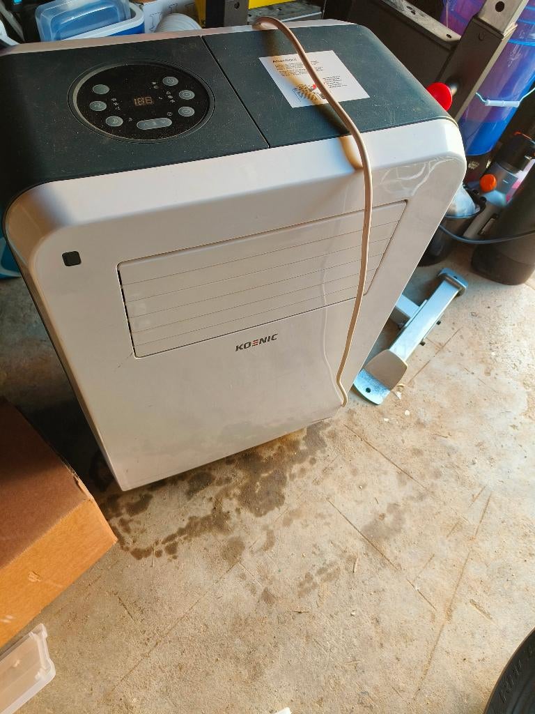 Koenic KAC100 Sterke mobiele accu 10.000 BTU, Ophalen, Koelen en Ontvochtigen, Timer, 3 snelheden of meer