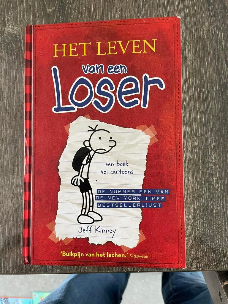 Het leven van een loser boek kinderboek, Verzenden, Zo goed als nieuw, Fictie algemeen