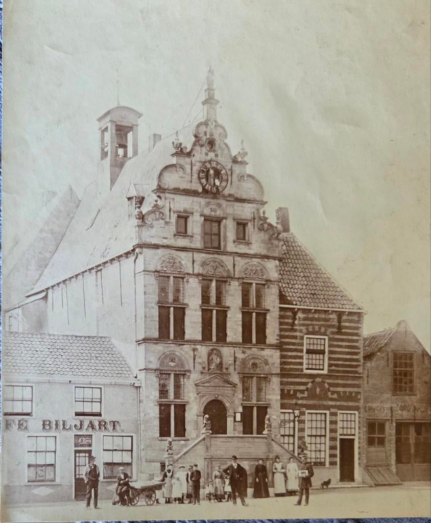 Brouwershaven  Stadhuis   foto, Ophalen of Verzenden, 1940 tot 1960, Noord-Holland