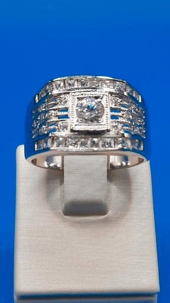 gouden heren ring 18kt, 20 of groter, Heer, Www.bredajuwelier.nl, Nieuw