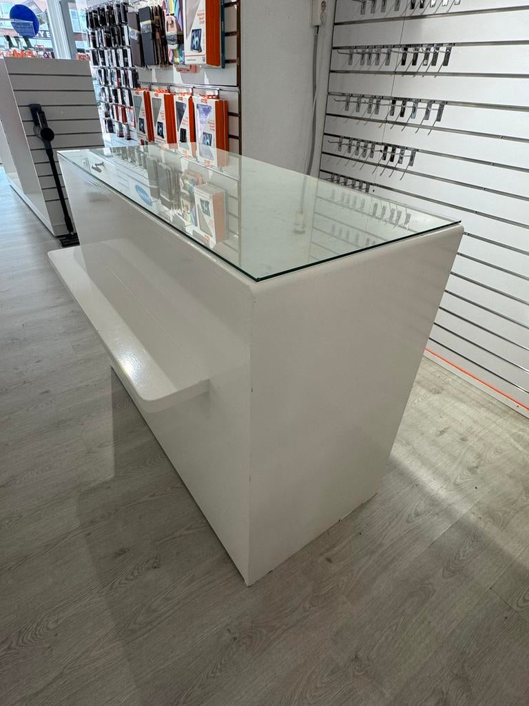 Balie / counter met glasplaat - Winkel/kantoor / PostNL, Ophalen