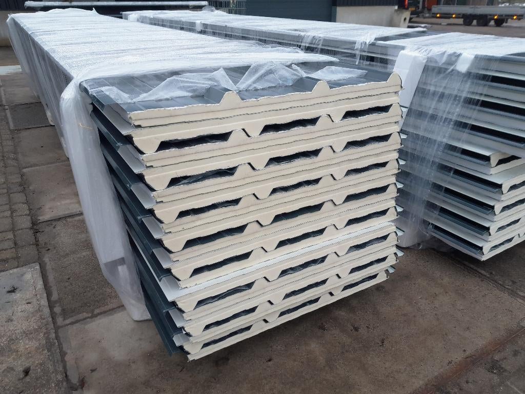 sandwichpanelen geisoleerde dakplaten 30 en 40 mm dik, Overige materialen, 20 tot 50 mm, Nieuw, Ophalen of Verzenden