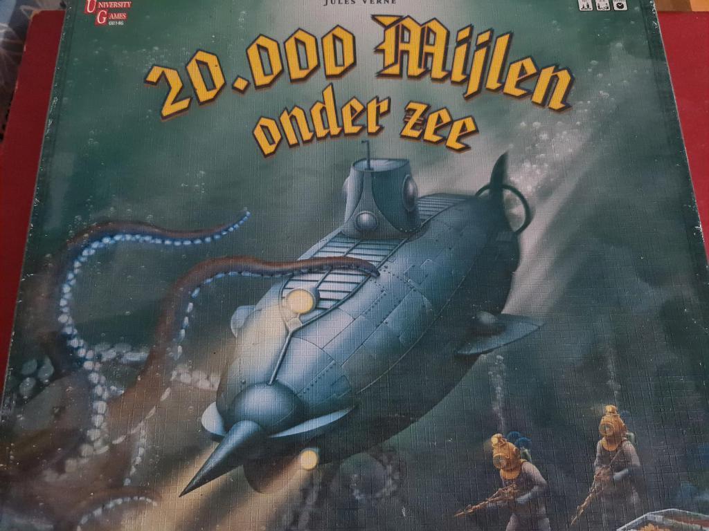 bord spel 20.000 mijl onder zee Jules Verne, Ophalen