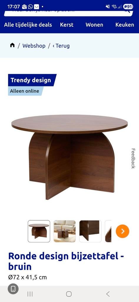 Action Japandi bijzettafel   gezocht !!, Huis en Inrichting, Verzenden