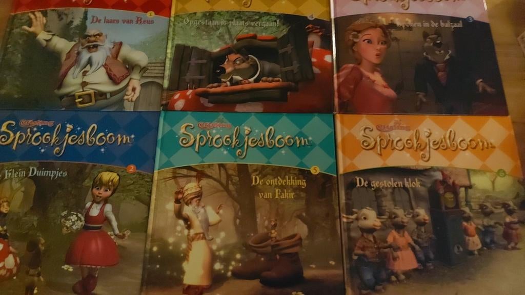 Efteling Sprookjesboom boeken deel 1 t/m 6, Ophalen of Verzenden, Gelezen, Efteling