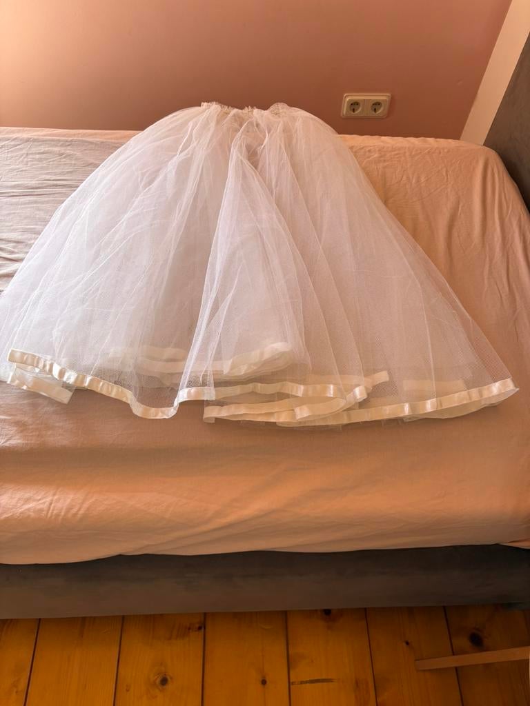 Witte tule rok, Kleding | Dames, Rokken, Wit, Ophalen of Verzenden, Zo goed als nieuw, Maat 36 (S)