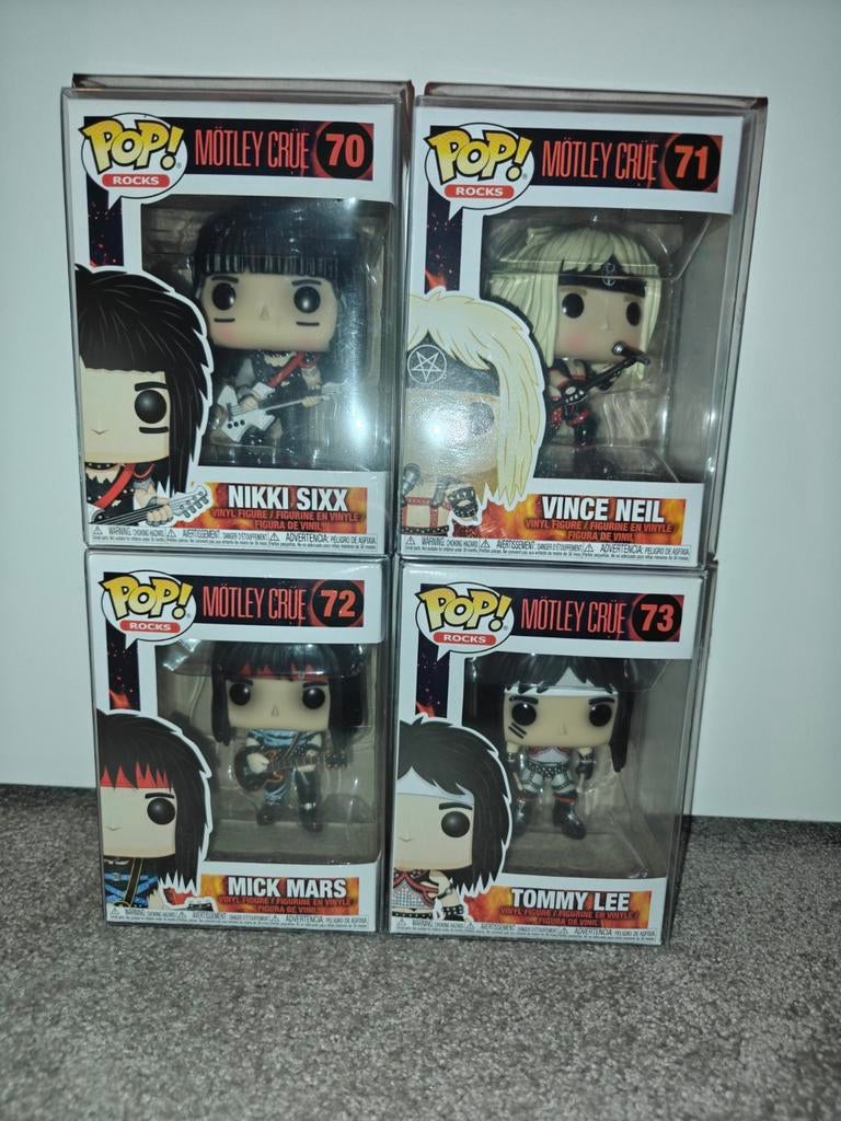 Funko Pop! Rocks Mötley Crüe set, Ophalen of Verzenden, Zo goed als nieuw