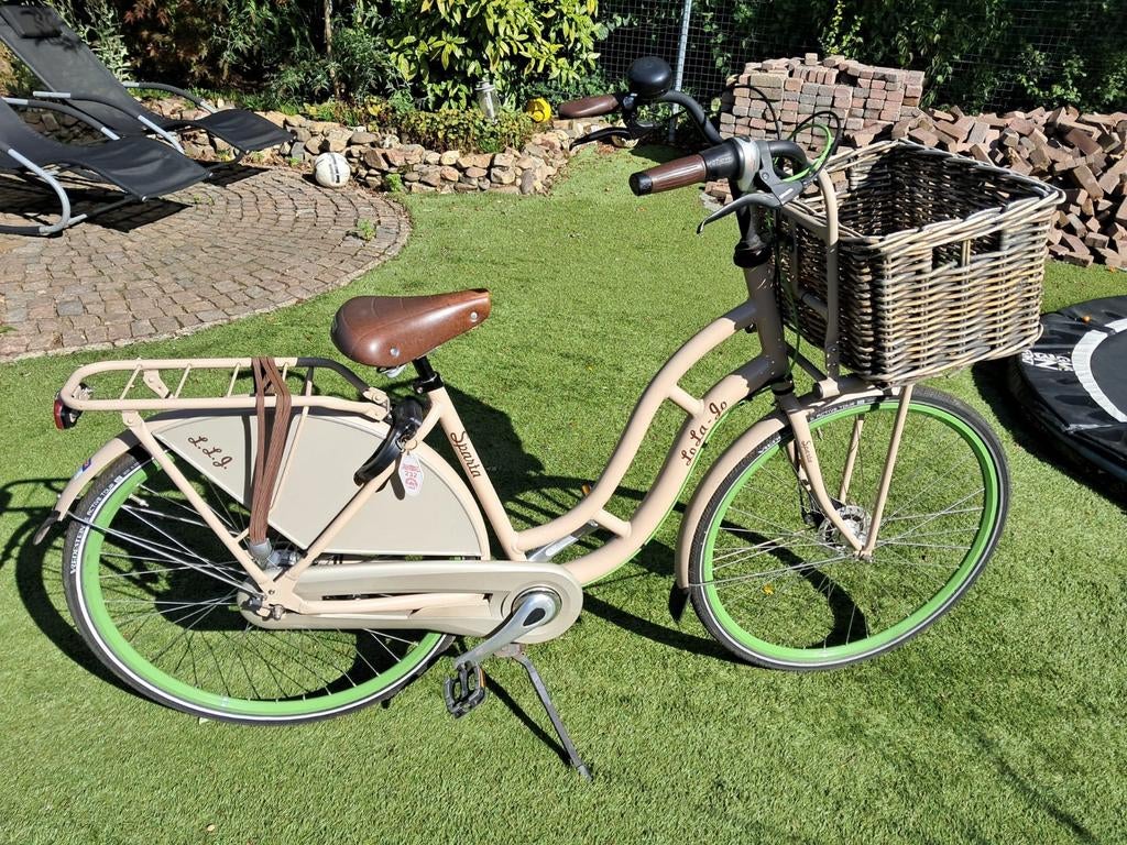 Sparta Lo La Jo stadsfiets met mand, Sparta, Gebruikt, Versnellingen, Ophalen of Verzenden